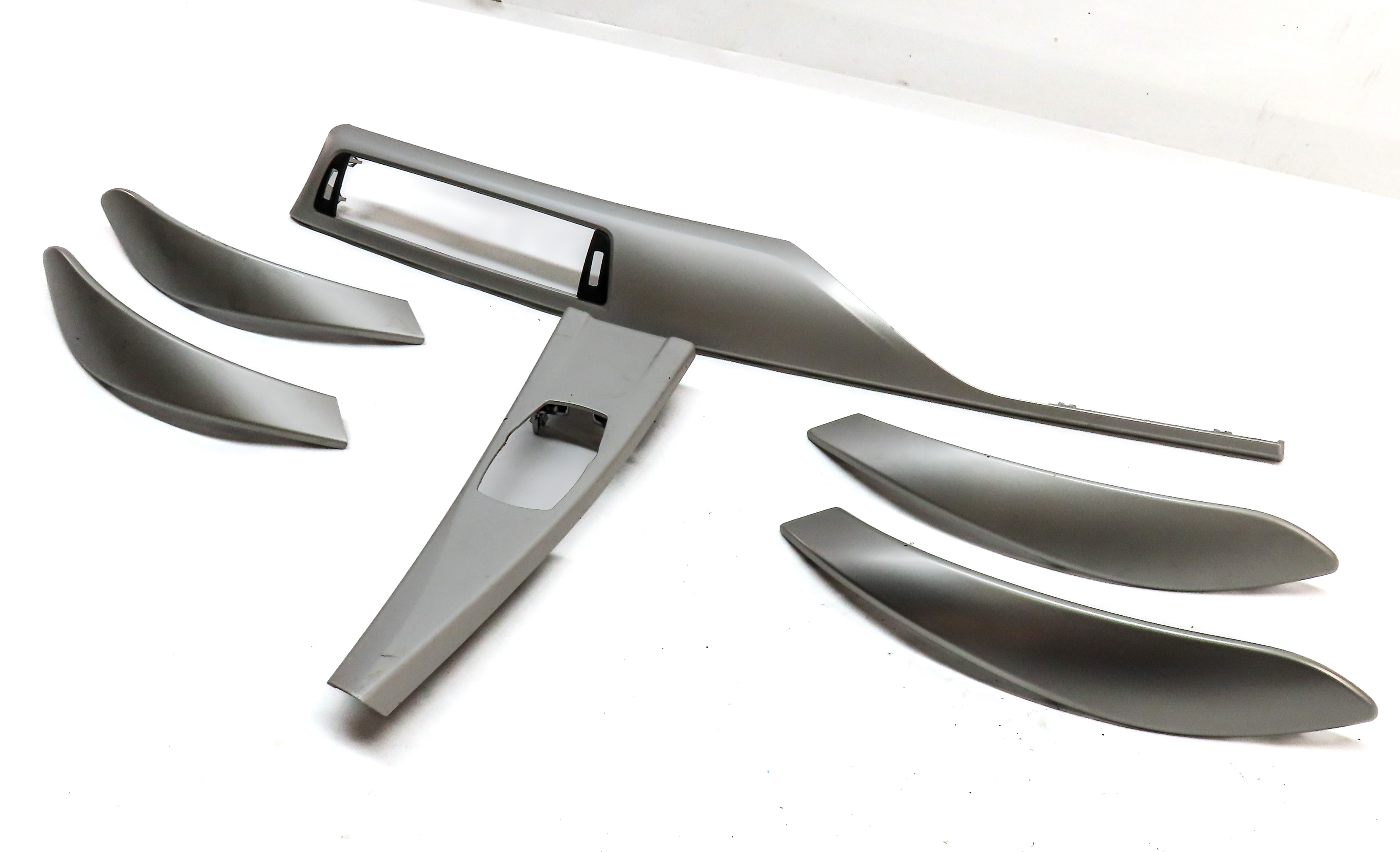 2014 BMW 320XI (F30) INTERIOR DASH CENTER CONSOLE DOOR TRIM SET/6 (Satin) — exact item pictured